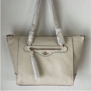 🆕‎ Coach Large Leather Kleo Tote